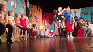 ilustracja do wpisu 
,, BAJKI I BAJECZKI Z DZIADUNIA TECZKI " spektakl