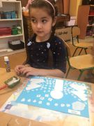 ilustracja do wpisu 
MĄDRE SÓWKI - ,,Zima" praca plastyczna