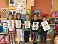 ilustracja do wpisu 
MĄDRE SÓWKI - kolorowanka