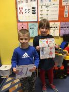 ilustracja do wpisu 
KŁAPOUSZKI - praca plastyczna